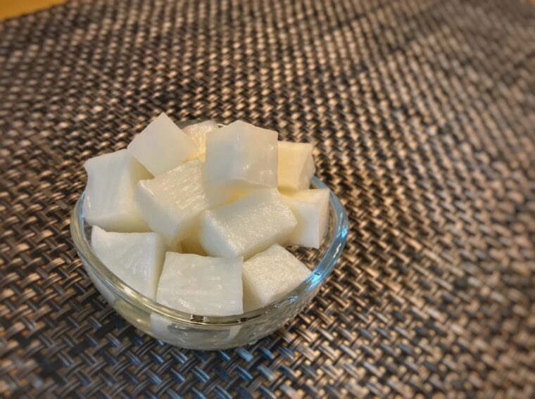 大根の甘酢漬け 韓国チキンのお供 チキンム の簡単レシピ たなかノート