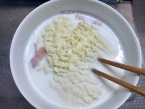 塩カルボナーラ麺